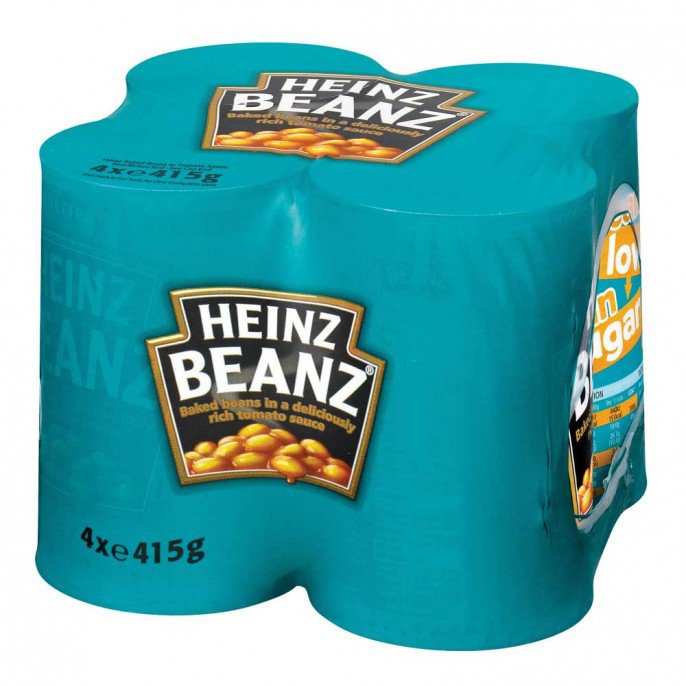 252829 Heinz Beans 4 Pack 